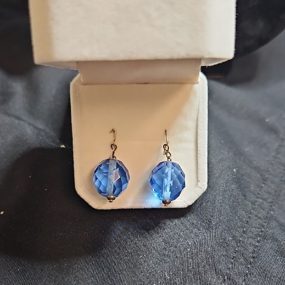 Source Unknown Radiant Blue Earrings - image 6
